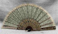 Lace and Plastic Fan