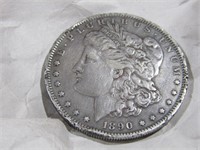 1890 Morgan Dollar Damaged