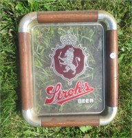 Vintage Stroh's Beer Advertising Sign. Measures: