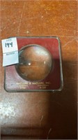 Vintage Advertising Desk Magnifying Paperweight 3