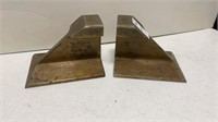 Brass Railroad Bookends