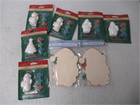 Lot Of Assorted Xmas Craft Items