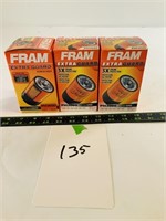 3pcs Fram Extra Guard ph3600 oil filters