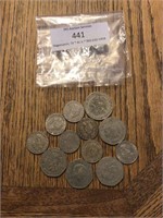 (12) Assorted Mexican Coins