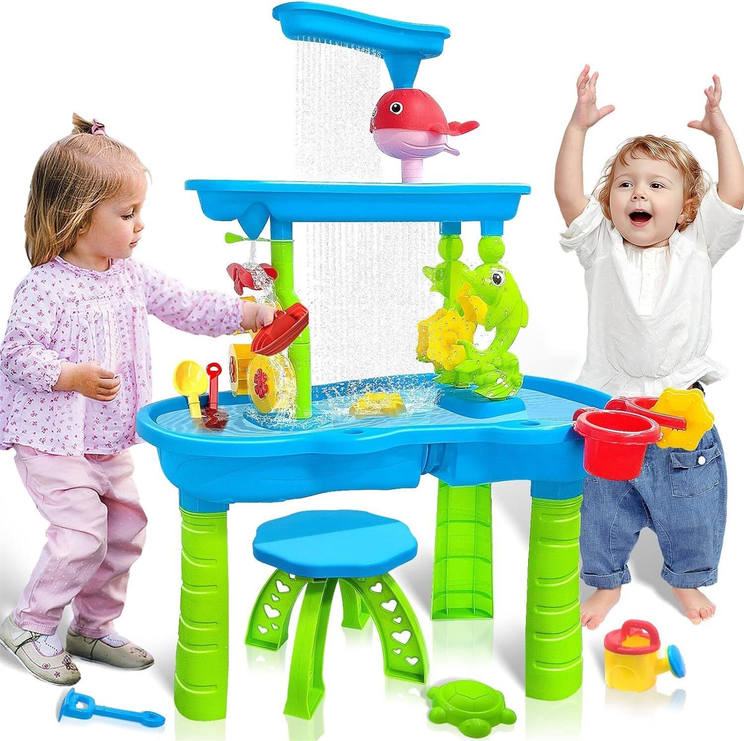 VINTOP Water Sand Play Table  44PCS for Kids