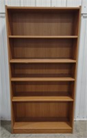 (AB) Wooden 4-Shelf Bookcase (71.5"x37"x12")