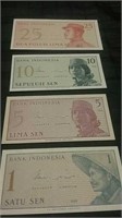 Lot Of UNC Indonesia Bank Notes