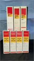 7 boxes of Kodak carousel slide trays