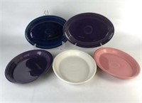 Fiesta Ware Platters, Lot of 5