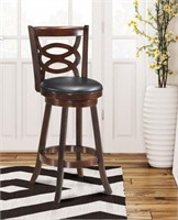 29'' Counter Height Upholstered Swivel Bar Stool