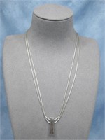 Sterling Silver Necklace & Pendant Hallmarked