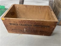 Antique western ammo crate
