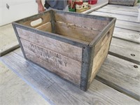 prarie farms wood crate
