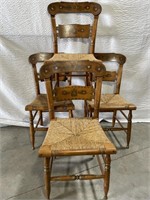 Ethan Allen Button Back Chairs