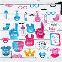 New gender reveal photo booth props