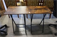 PAIR OF SIDE TABLES