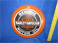 Round Harley Davidson Sign