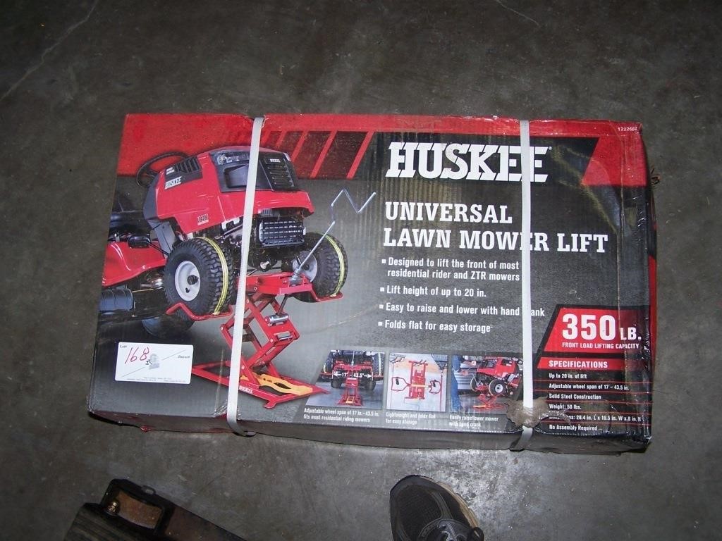 Husky lawn mower lift in box