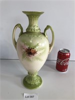 Large Painted Urn Vase