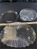 Clear Glass Serving Trays