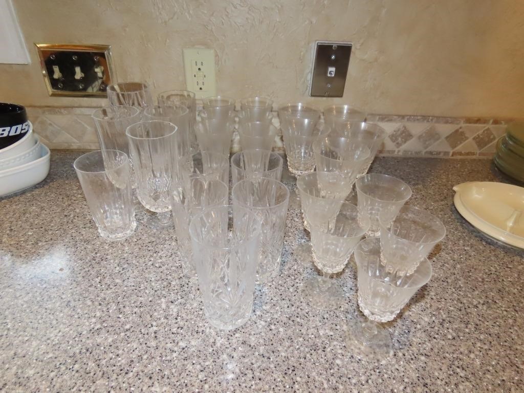 Lot of Misc Crystal Glassware