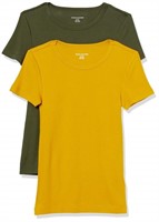 Essentials Women's Slim-Fit Short-Sleeve Crewneck