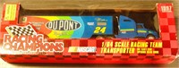 NASCAR JEFF GORDON CAR HAULER TRUCK TRAILOR