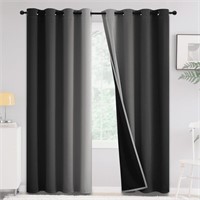 WF6460  Yakamok Ombre Blackout Curtains, 52x84