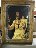 Framed Mirrored Elvis Presley
