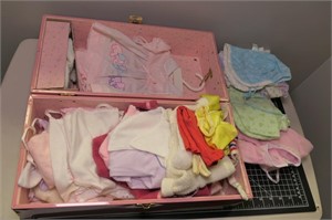 Suitcase with Doll Clothes