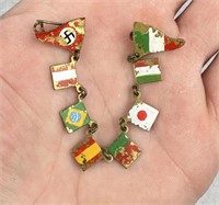 WW2 German Axis Powers Pin Brooch