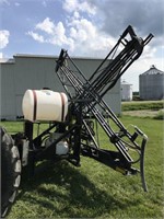 Top Air 3 pt sprayer with 60' hydraulic fold booms