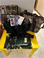 Lot includes Lunchbox, Carry on, Shirt, & Duffel B