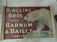 Vintage Ringling Barnam Bailey Poster