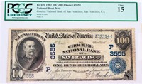 Coin 1902 $100 National Bank Note PCGS Fine15