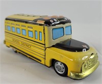 Metal toy school bus