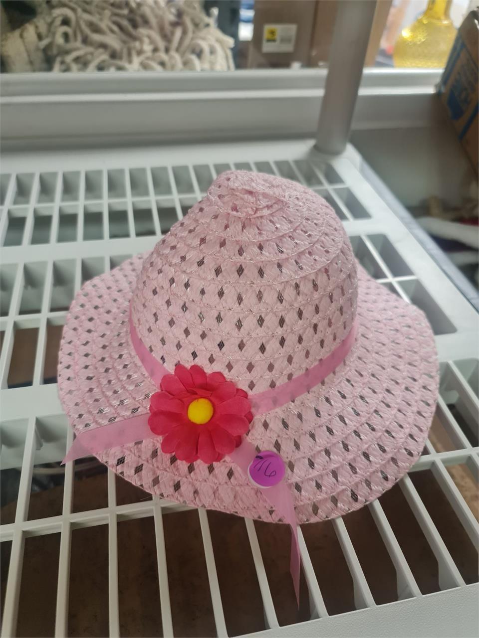 Girls pink hat