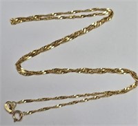 $570 10K  1.62G 18" Necklace