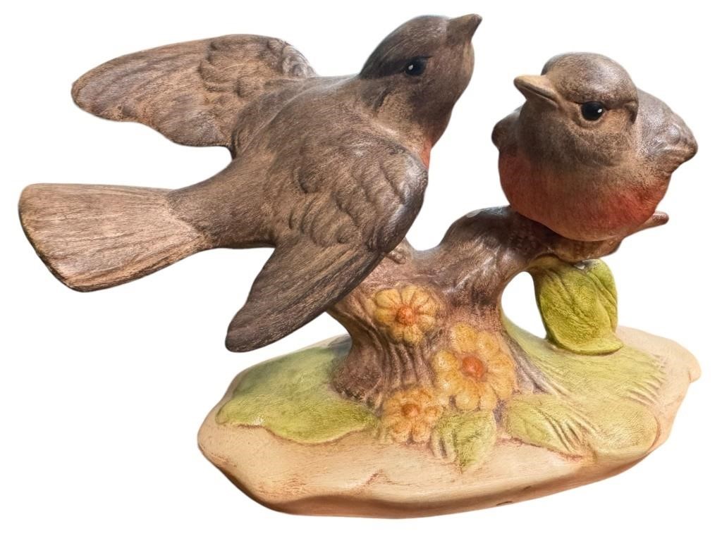 1974 Birds on Branch Figurine