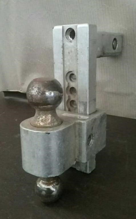 Adjustable Trailer Hitch Ball Mount, Dual