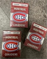 (SEALED) 3 PIECES MONTREAL CANADIENS PLAYING