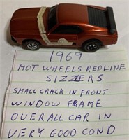 1969 Hot Wheels sizzlers red line