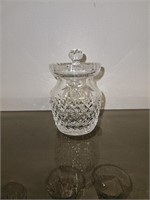 Waterford Crystal Alana Mustard/Condiment Jar