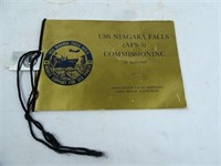 1967 USS Niagra Falls Commissioning Ceremony Book