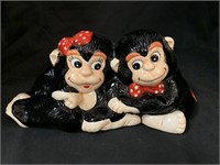 CERAMIC CHIMPANZEE BANK - 9.5 X 5 “