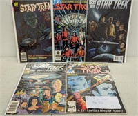 5 Vintage Marvel Star Trek Comics
