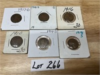 6-1910's Pennies