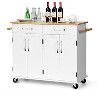 Retail$470 Kitchen Trolley(White)