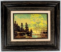 Art Original Landscape Oil Painting by Leo Sherman