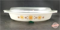 Pyrex Divided Dish 'Town and Country' Pattern